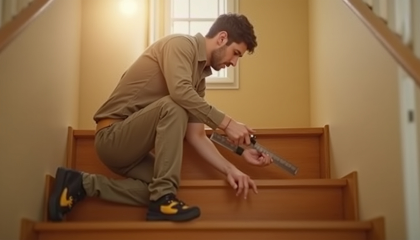 Technicien spécialisé prenant les mesures d