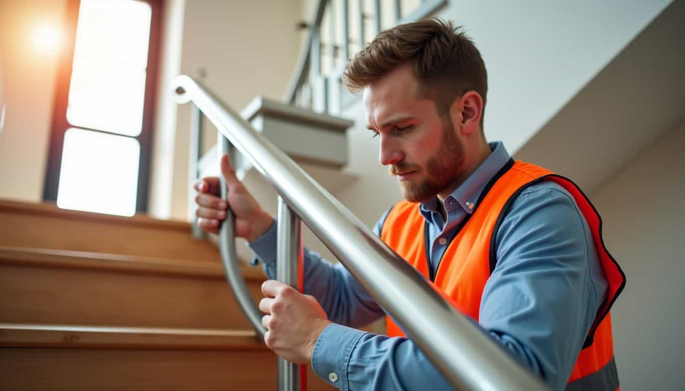 Technicien vérifiant le bon fonctionnement d