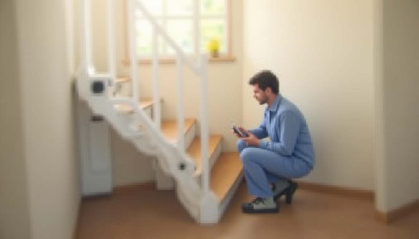 Technicien vérifiant le fonctionnement d