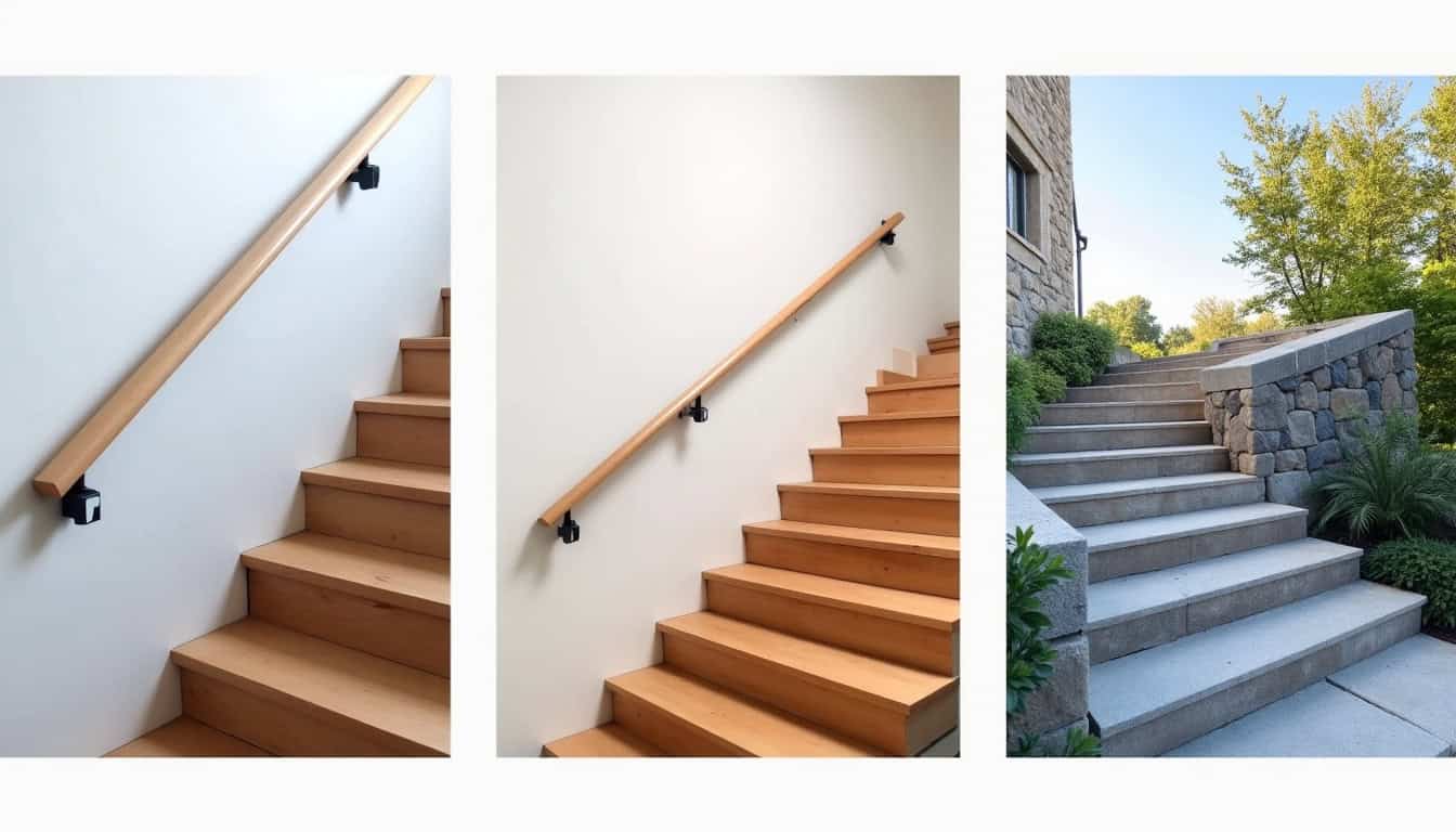 Types de monte-escaliers: droit, tournant et extérieur en installation à Cambo-les-Bains
