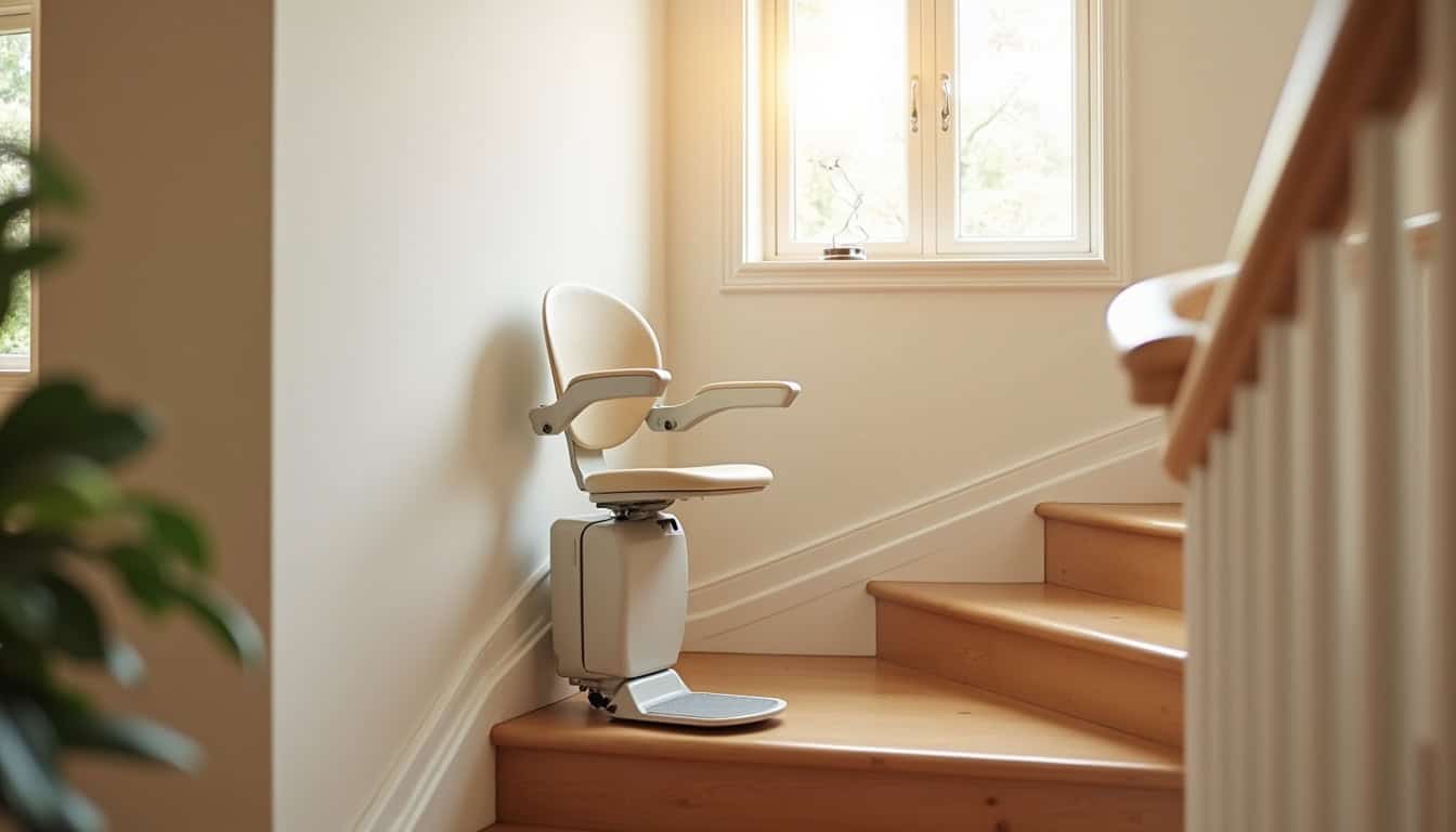 Un monte-escalier installé à l
