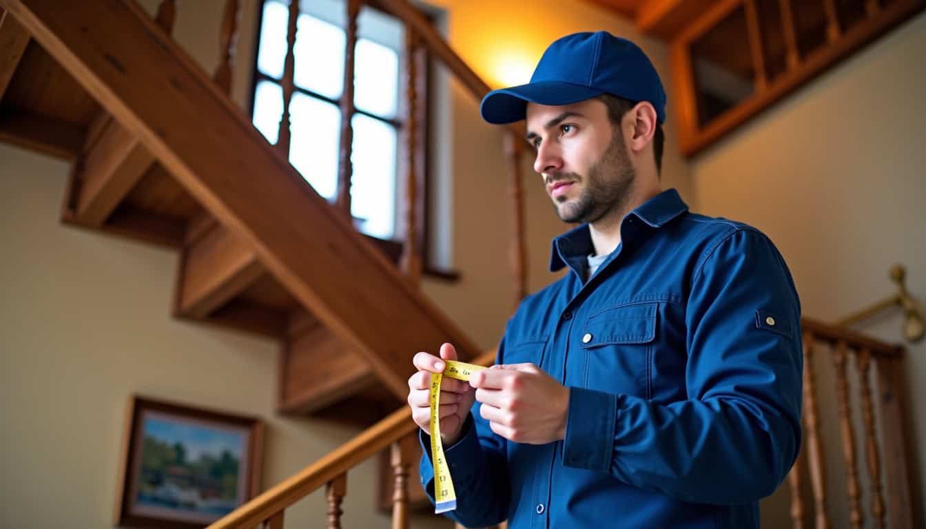 Un technicien qualifié effectue une prise de cotes pour l