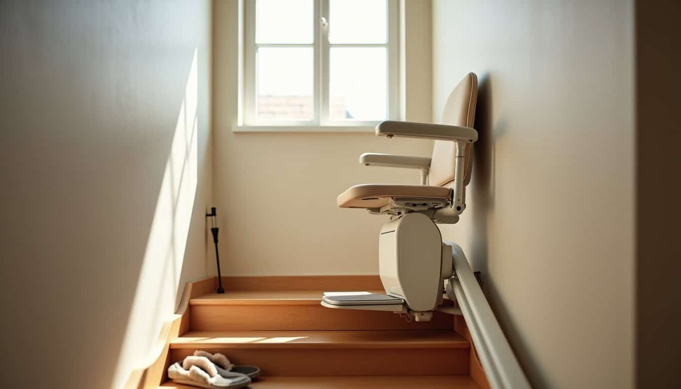 Utilisation d’un monte-escalier en location pour une convalescence