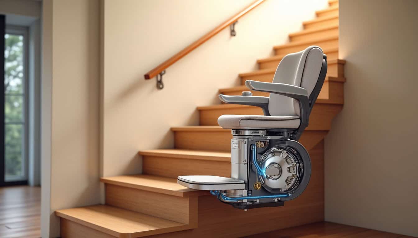 Vue en coupe du fonctionnement intérieur d