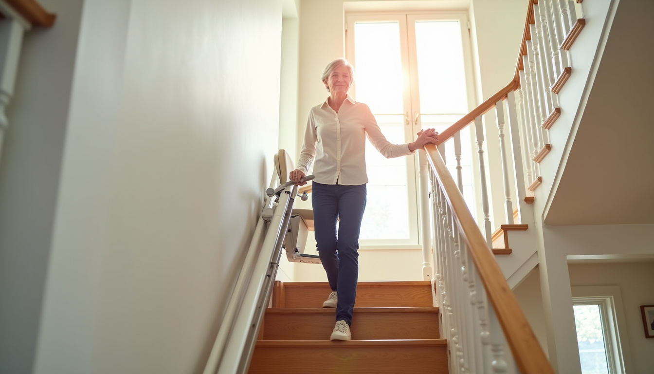 Avantages du monte-escalier à Sarras: sécurité, confort, valeur du bien et intégration esthétique