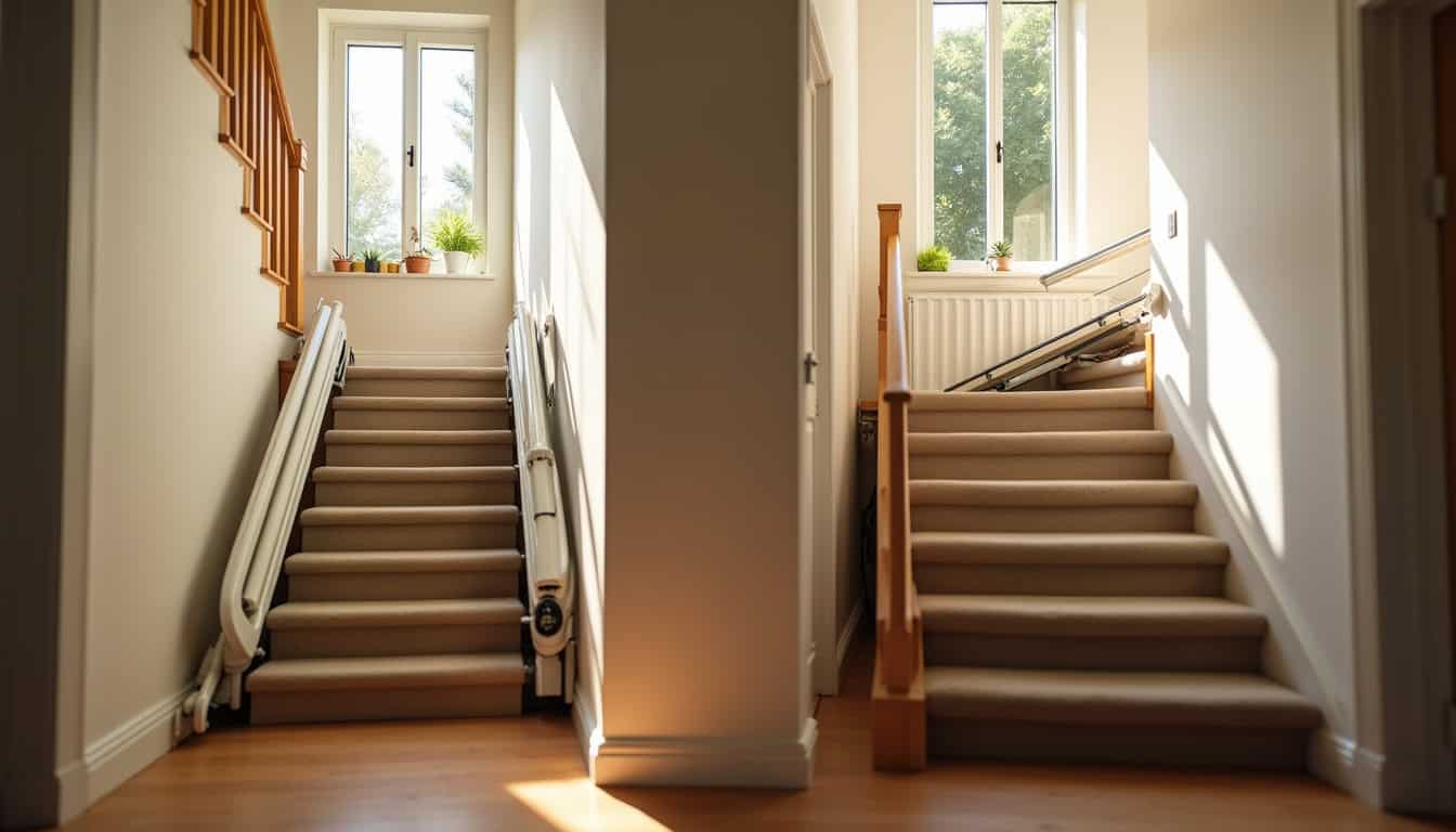 Comparaison avant-après installation d