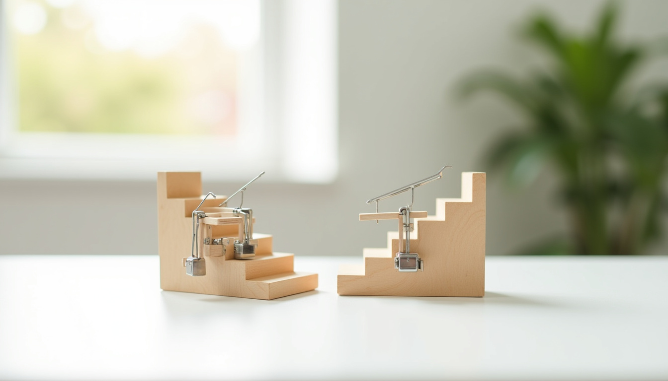 Comparaison des différents types de monte-escaliers selon la configuration de l