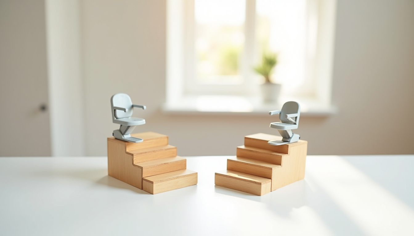 Comparaison des prix des monte-escaliers installés à Campan selon les modèles et options