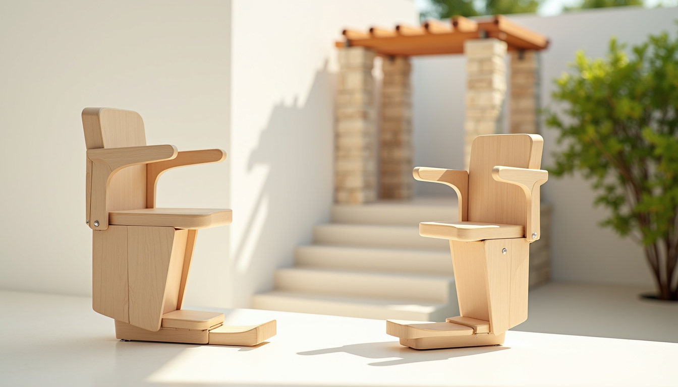 Comparaison entre un monte-escalier intérieur et un modèle extérieur installé à Mireval