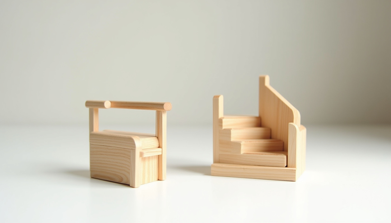 Comparaison visuelle des prix entre un monte-escalier droit et un modèle tournant à Frans