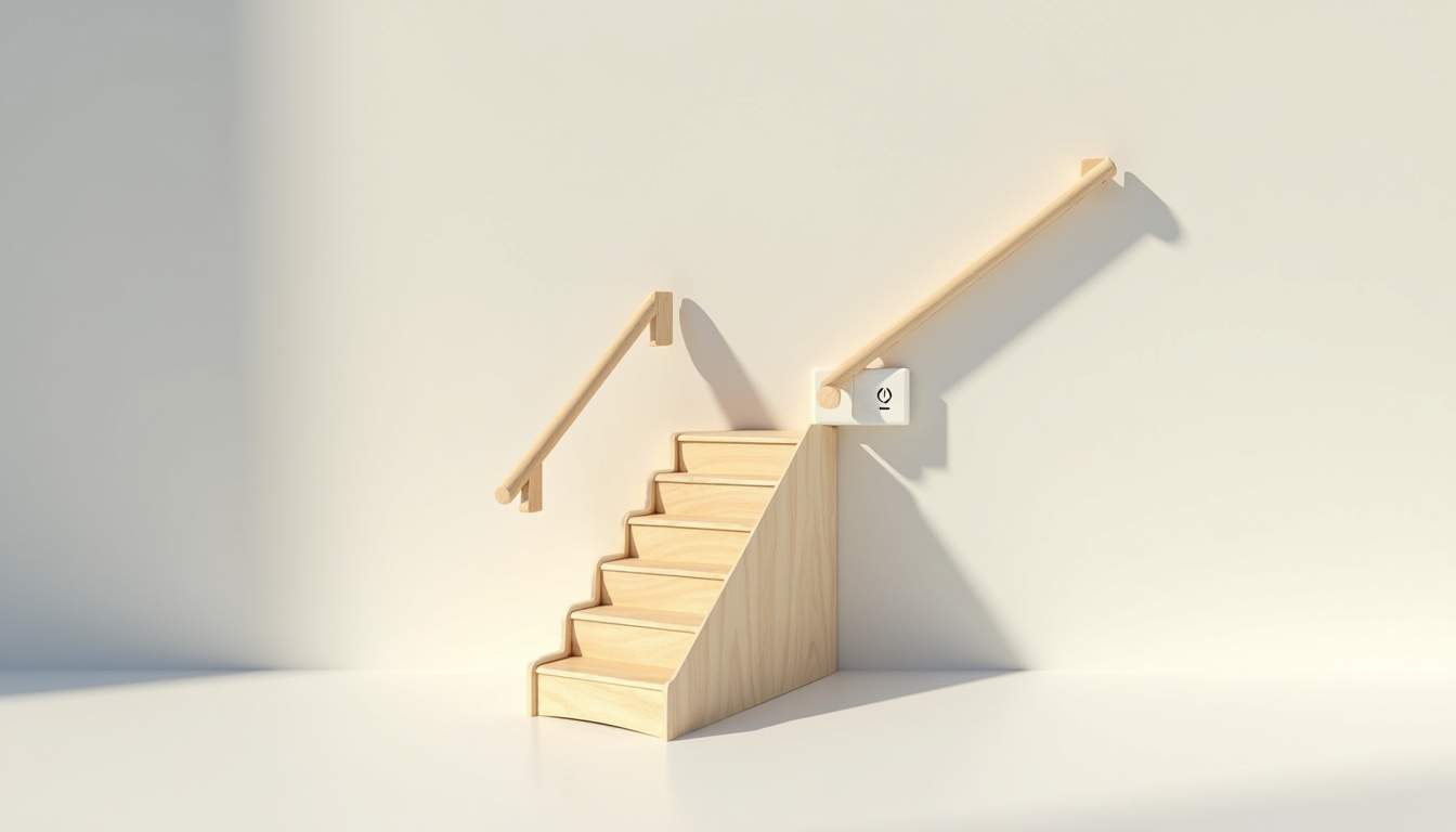 Critères d’installation d’un monte-escalier à Fouquereuil: largeur de l’escalier, type de rampe, emplacement électrique