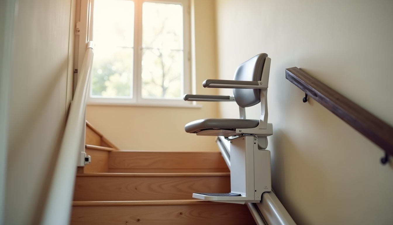 Différents modèles de monte-escalier installés dans une maison à Loison-sous-Lens