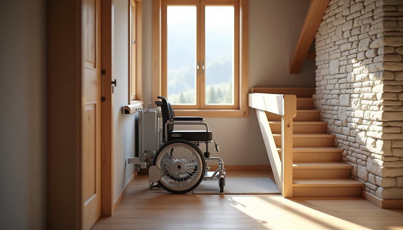 Différents modèles de monte-escaliers installés dans des maisons à Vallouise-Pelvoux