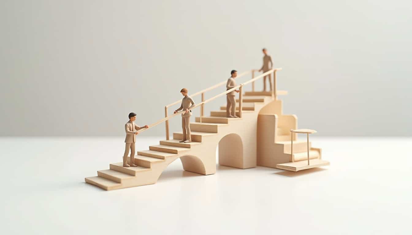 Différents types de monte-escaliers en cours d