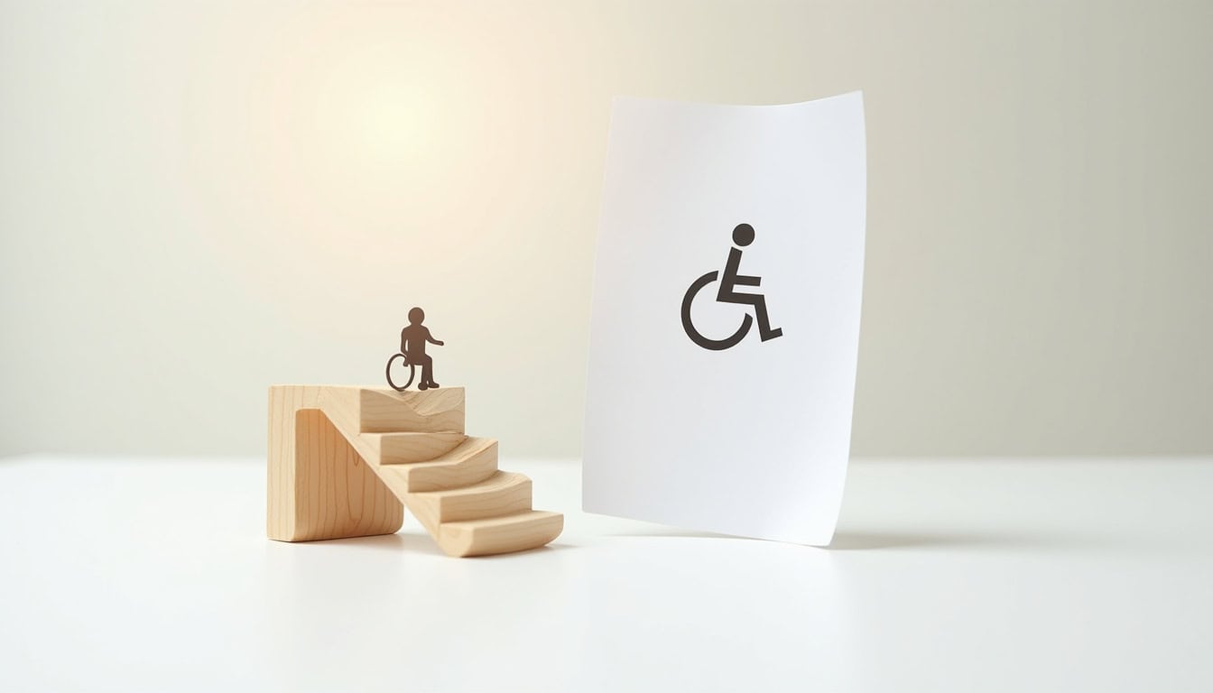 Document administratif et pictogramme d