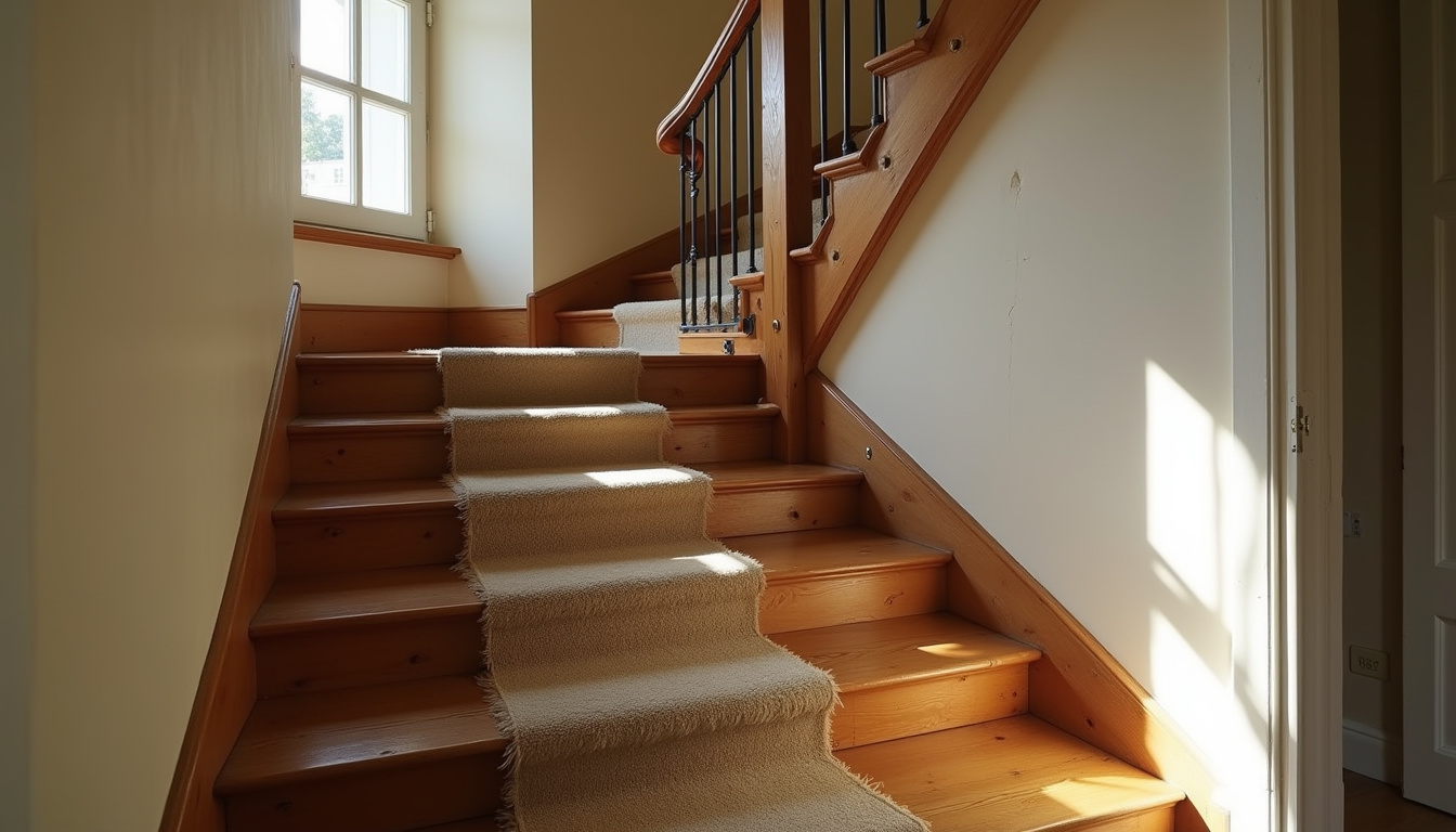 Escalier intérieur typique d