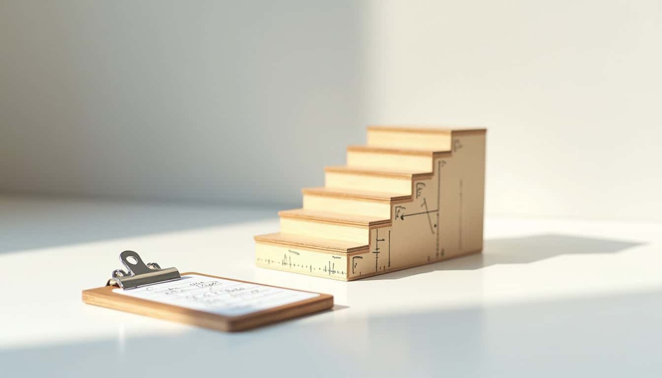 Étude personnalisée avec relevé de cotes pour un monte-escalier à Bouvignies