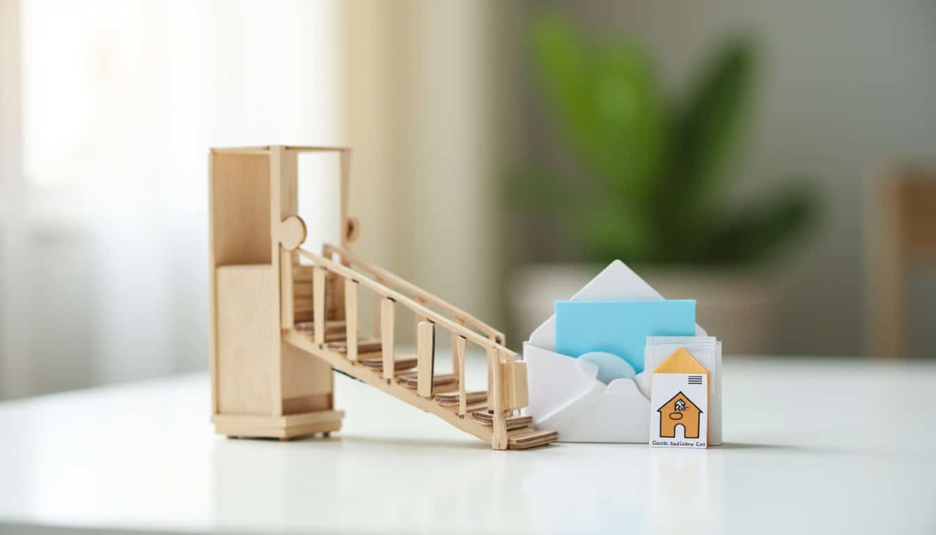 Illustration du processus de financement d’un monte-escalier à Cholet avec aides et devis