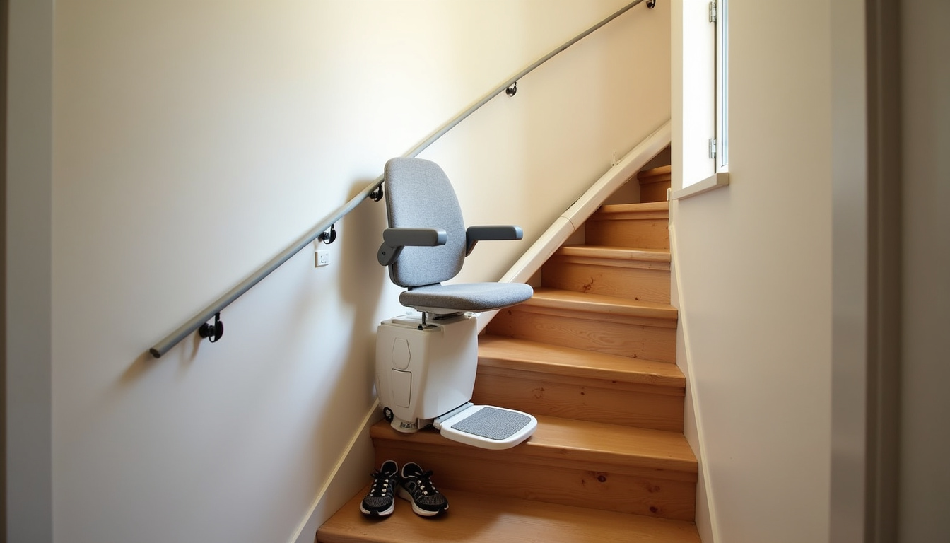 Installation du monte-escalier Otolift Modul