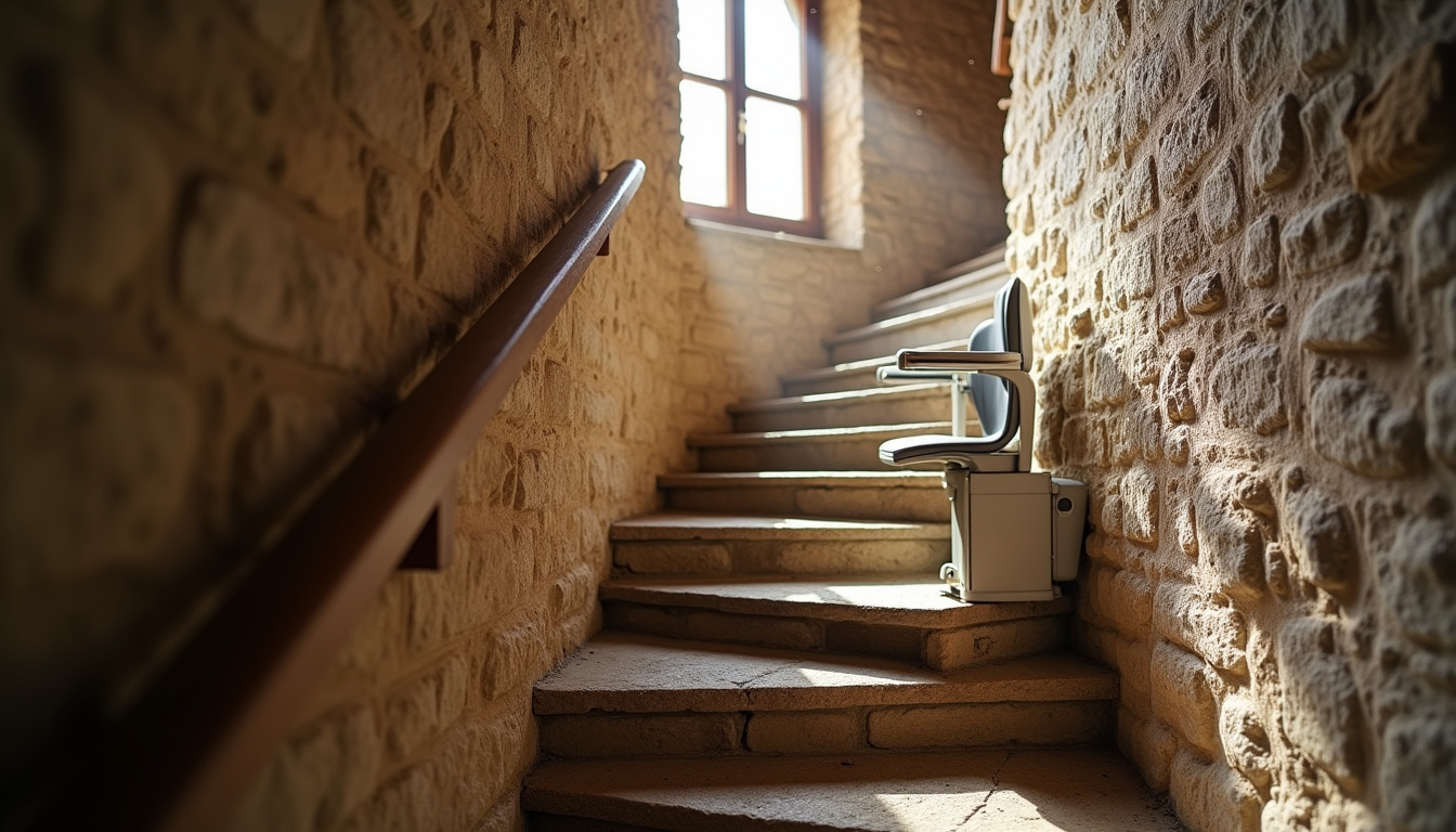 Installation d’un monte-escalier dans une habitation du Tarn-et-Garonne
