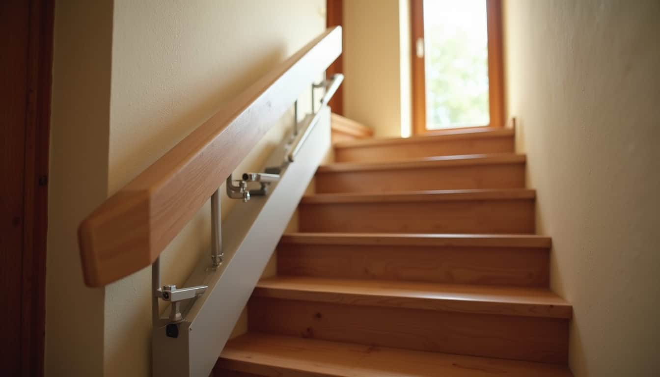 Installation d’un monte-escalier dans une maison à Salies-de-Béarn