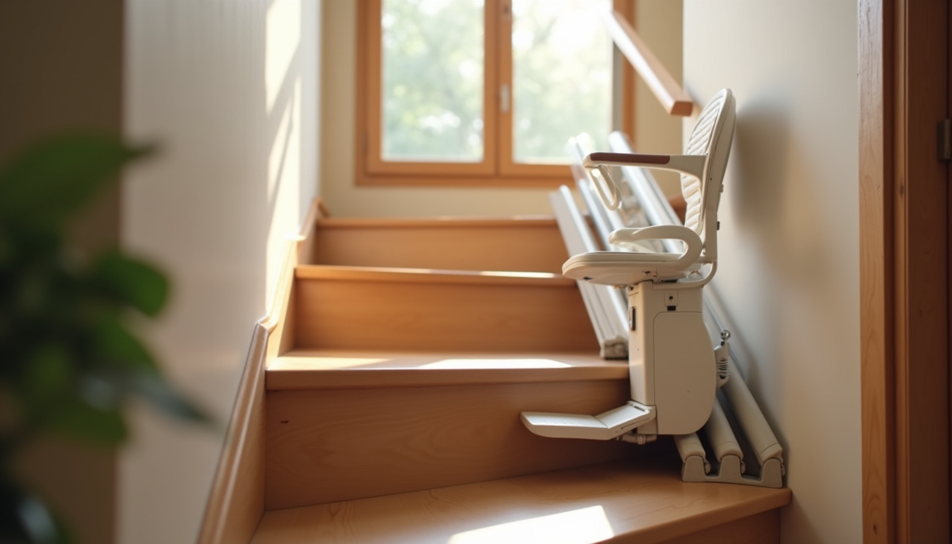 Installation d’un monte-escalier dans une maison à Villeneuve-de-Berg