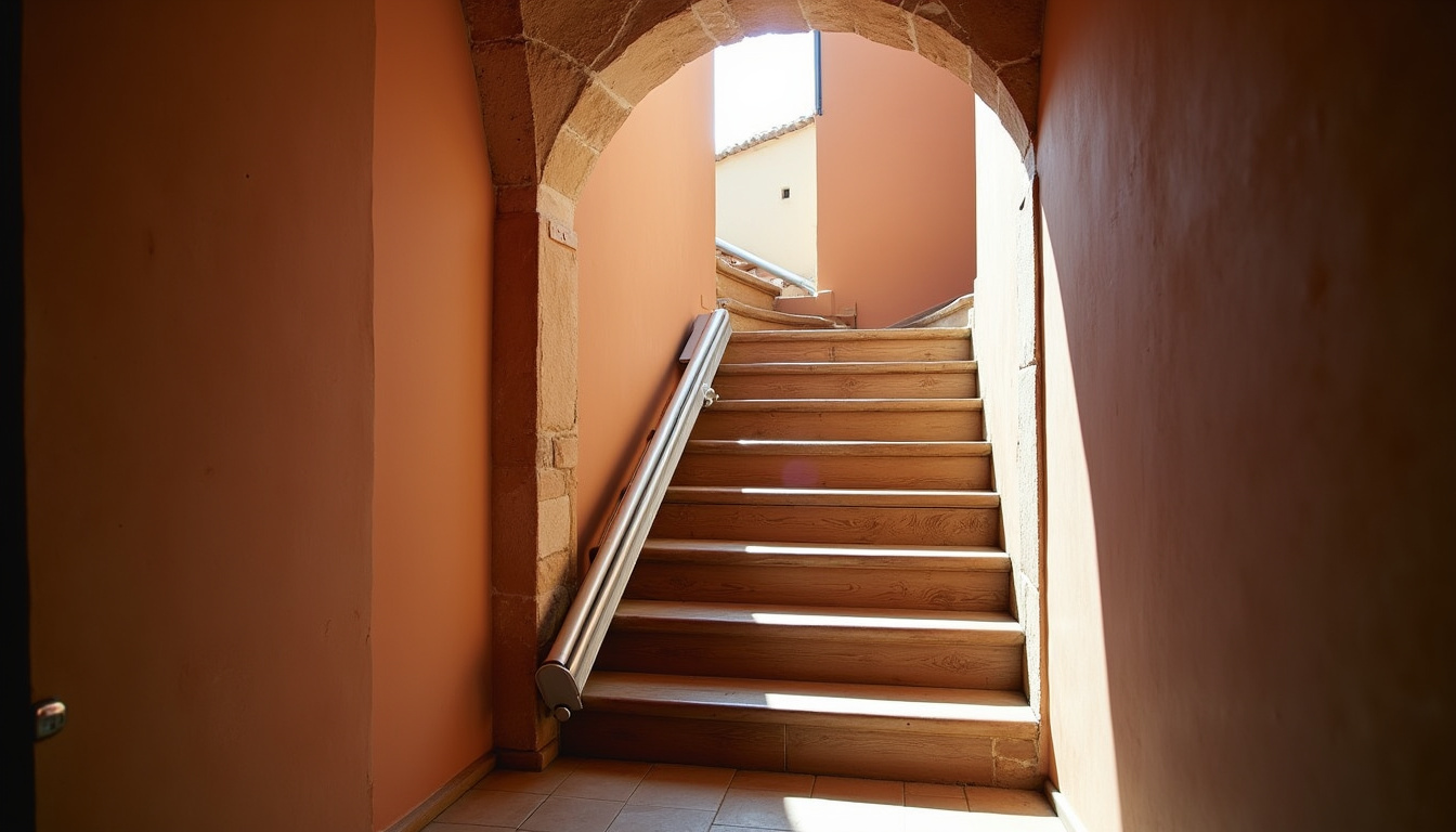 Installation d’un monte-escalier dans une maison ancienne à Aix-en-Provence