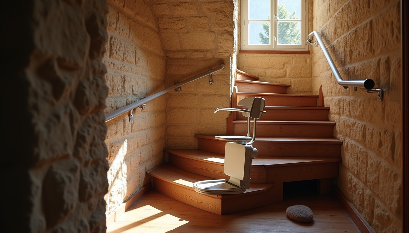 Installation d’un monte-escalier dans une maison ancienne à Selles-sur-Cher