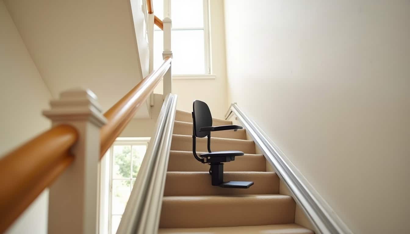 Installation d’un monte-escalier en location à Gros-Morne pour une période de convalescence