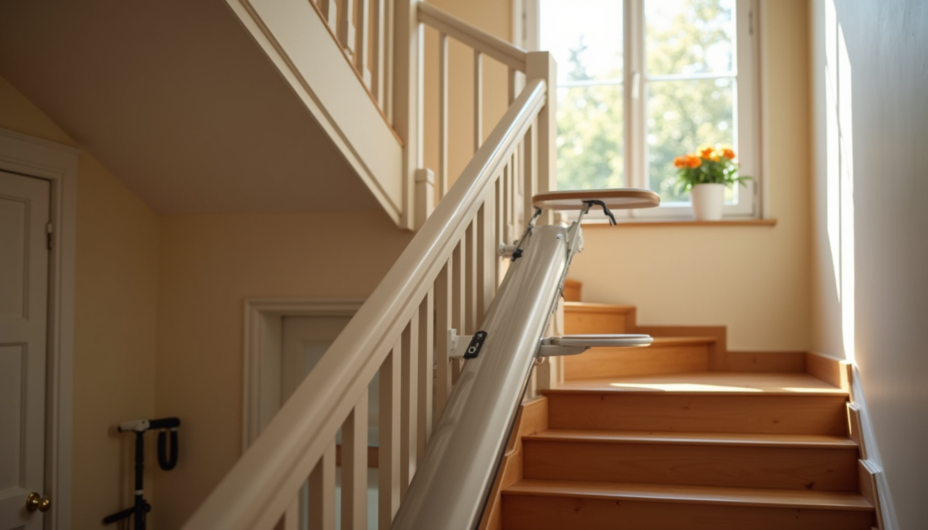 Installation d’un monte-escalier intérieur dans une maison à Combourg