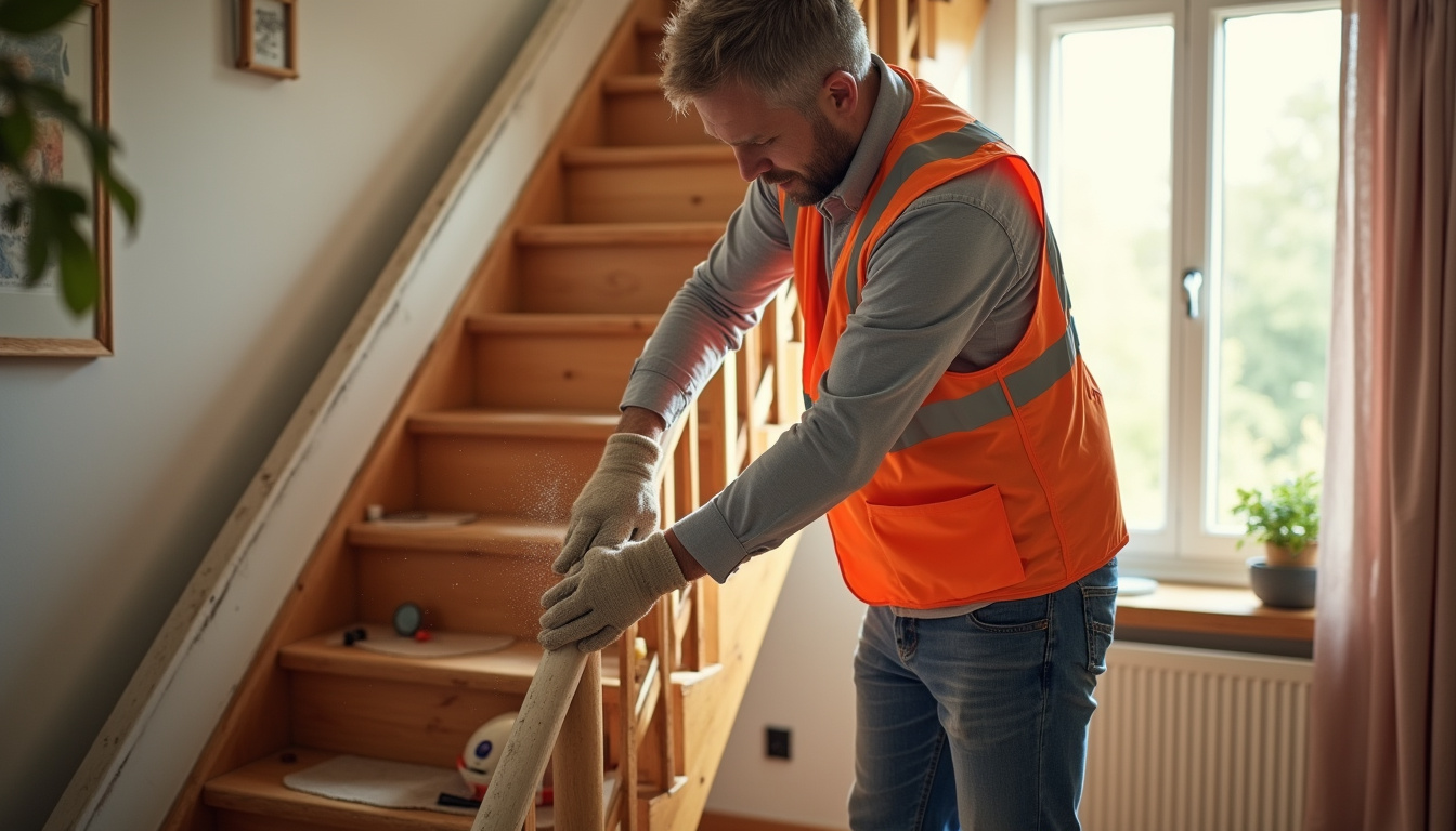 Installation d’un monte-escalier par un professionnel à Guipel