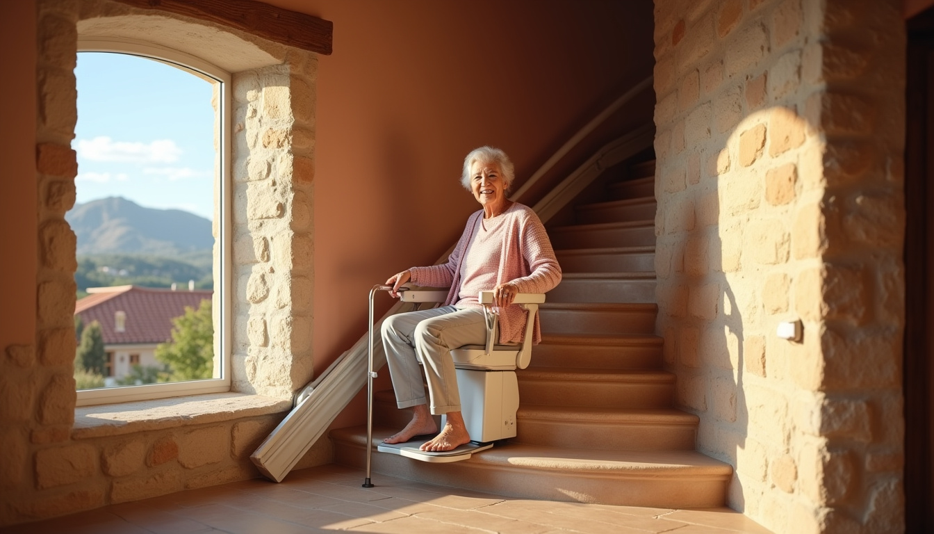 Installer un monte-escalier à Perpignan en 2026 : solution pour bien vieillir chez soi