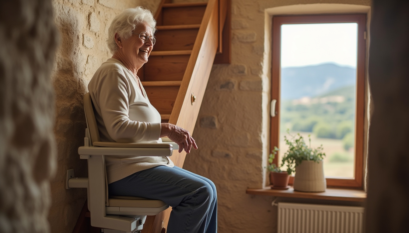 Un monte-escalier à Agen-d'Aveyron pour votre confort en 2026