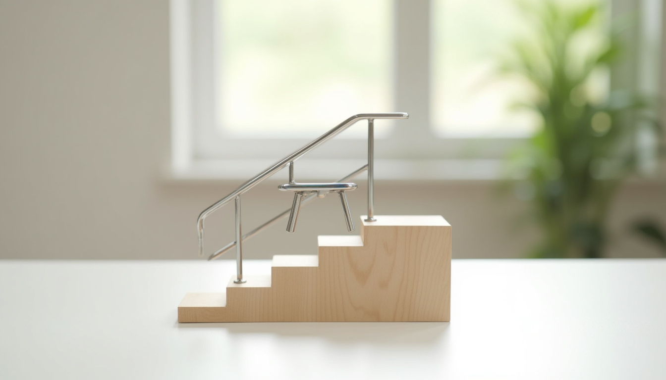 Monte-escalier droit en cours d