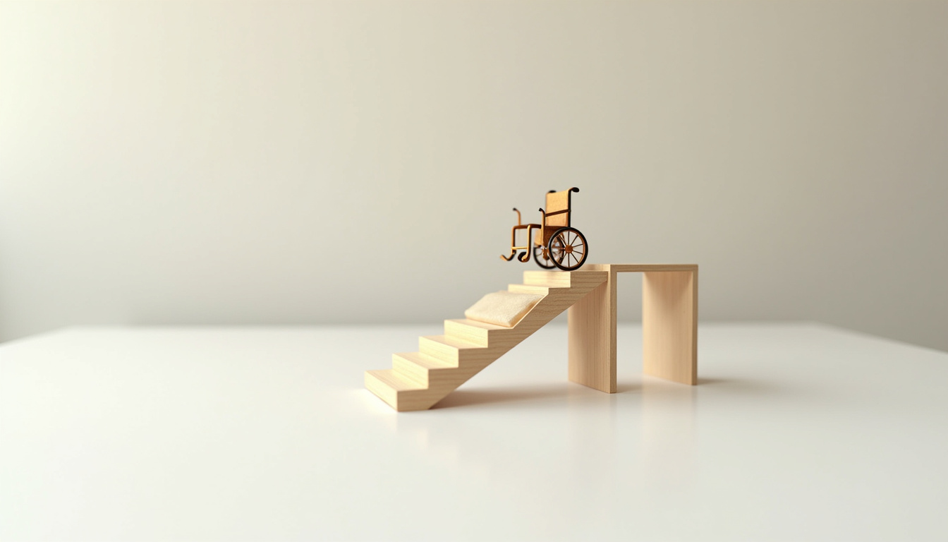 Monte-escalier en location installé temporairement dans une maison à Parentis-en-Born