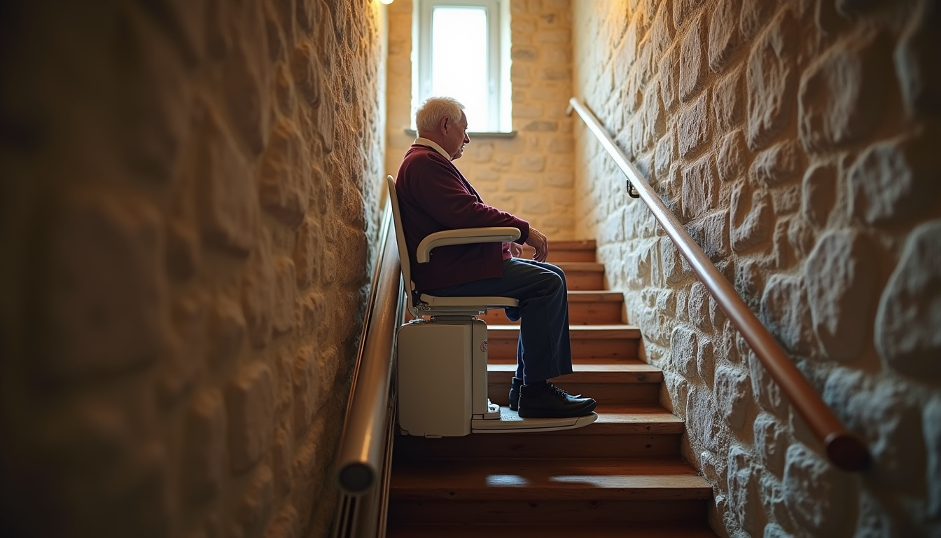 Faire installer un monte-escalier à Fougères en 2026 : ce qu’il faut savoir