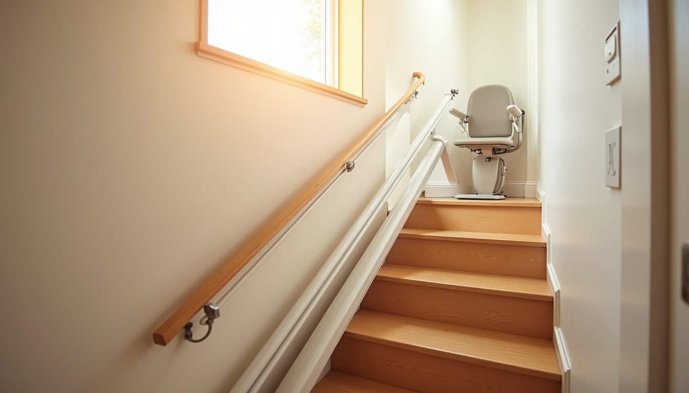 Monte-escalier installé à l