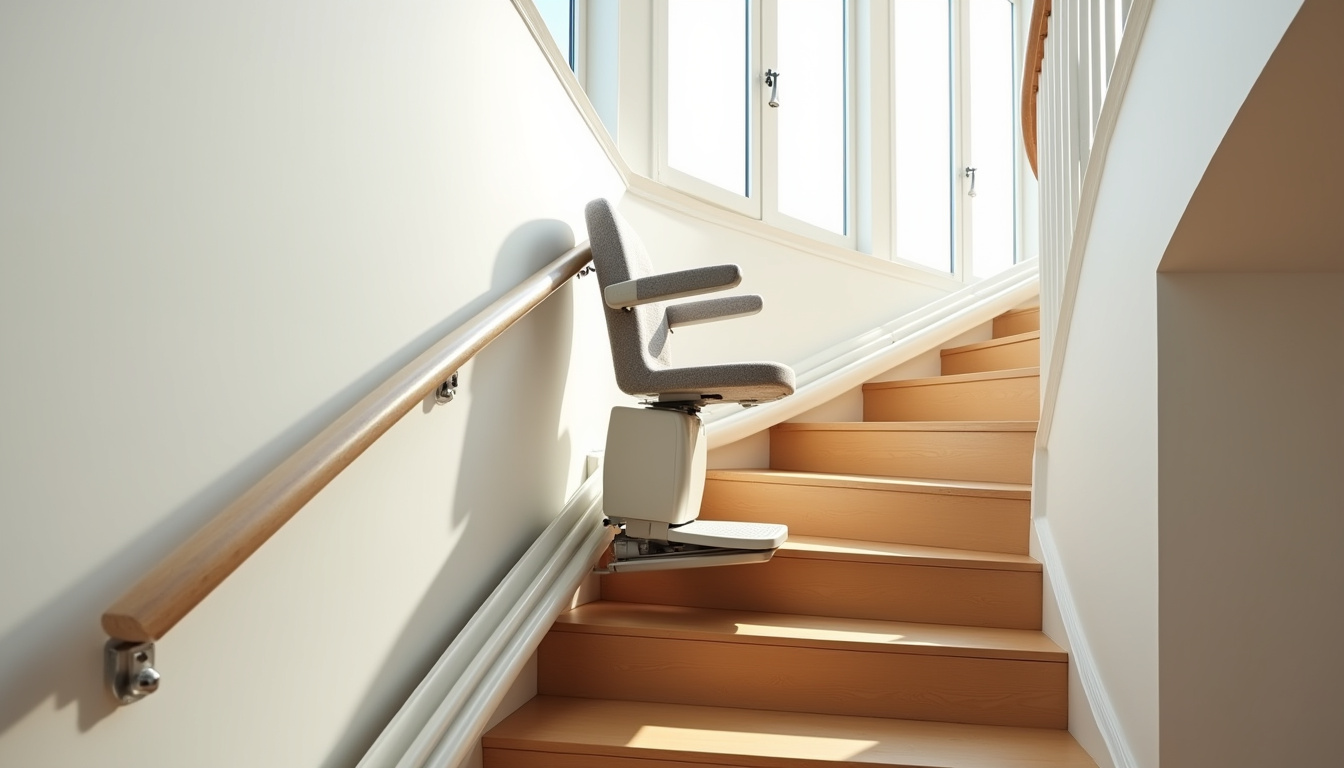 Monte-escalier installé à l