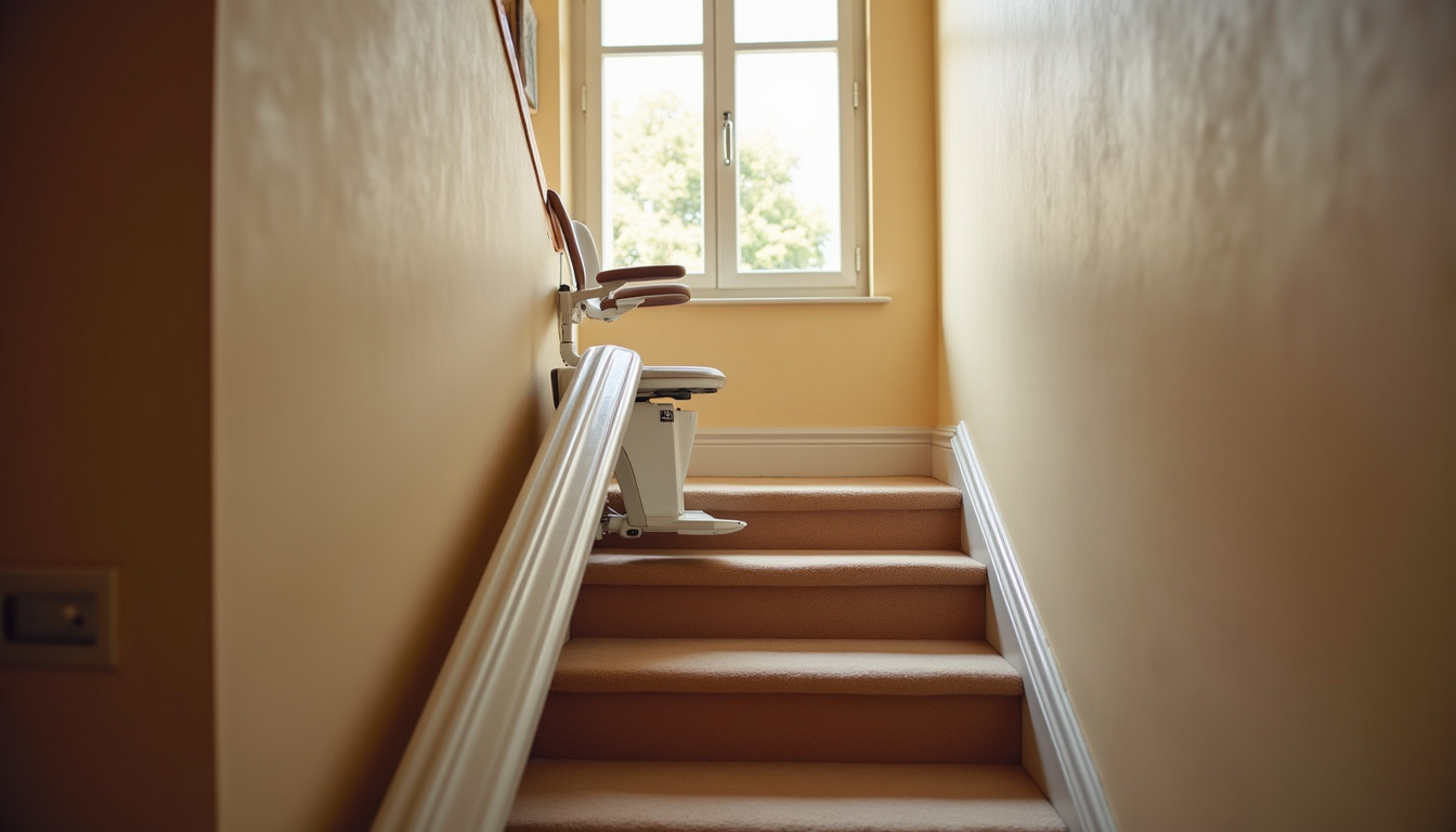Monte-escalier installé à l