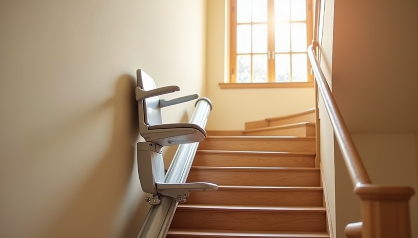 Monte-escalier installé à l