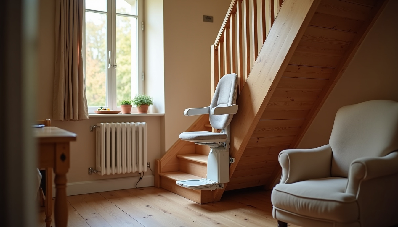 Monte-escalier installé à l