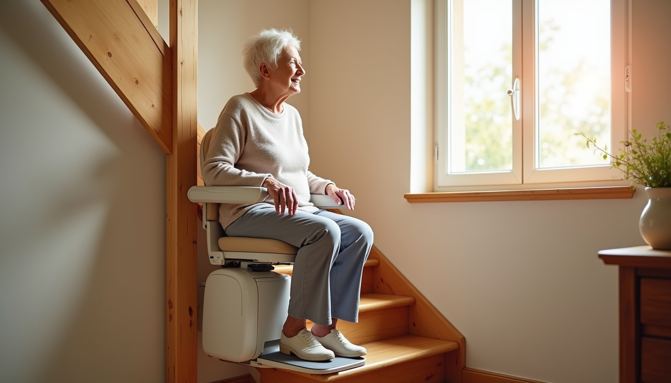 Votre monte-escalier à Le Pin : confort retrouvé en 2026