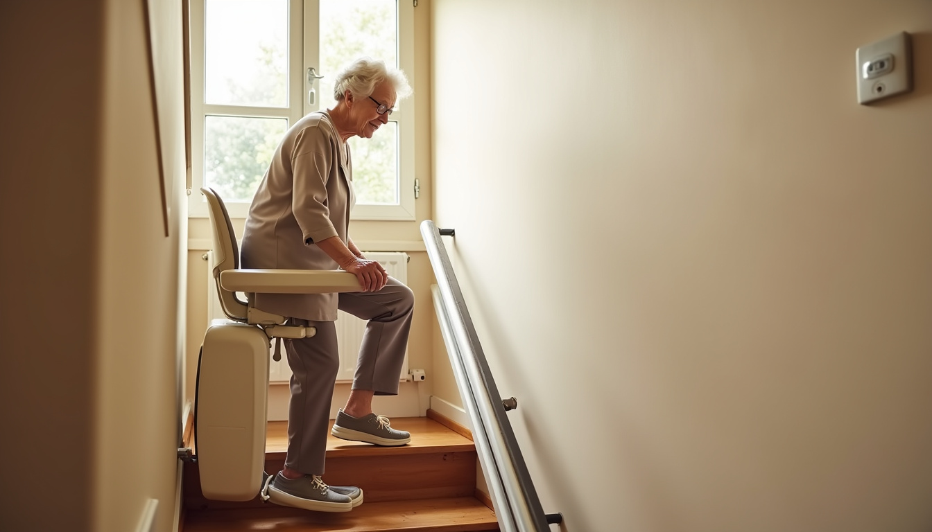 Un monte-escalier à Marly pour plus de sécurité en 2026