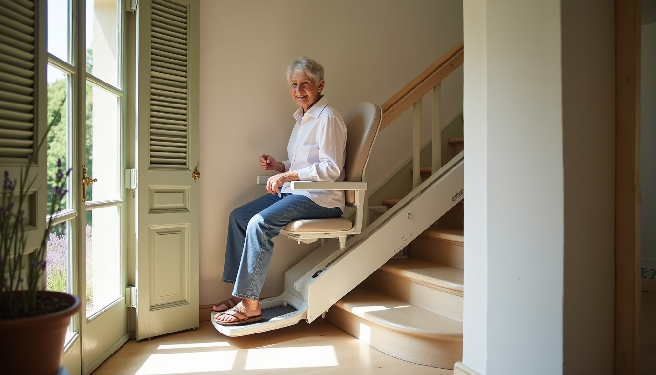 Monte-escalier à Mougins : votre guide 2026 pour l'autonomie