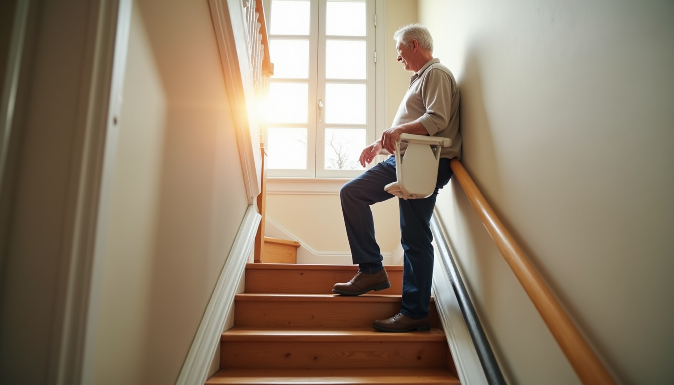 Monte-escalier à Neaufles-Saint-Martin : simplifiez votre quotidien en 2026