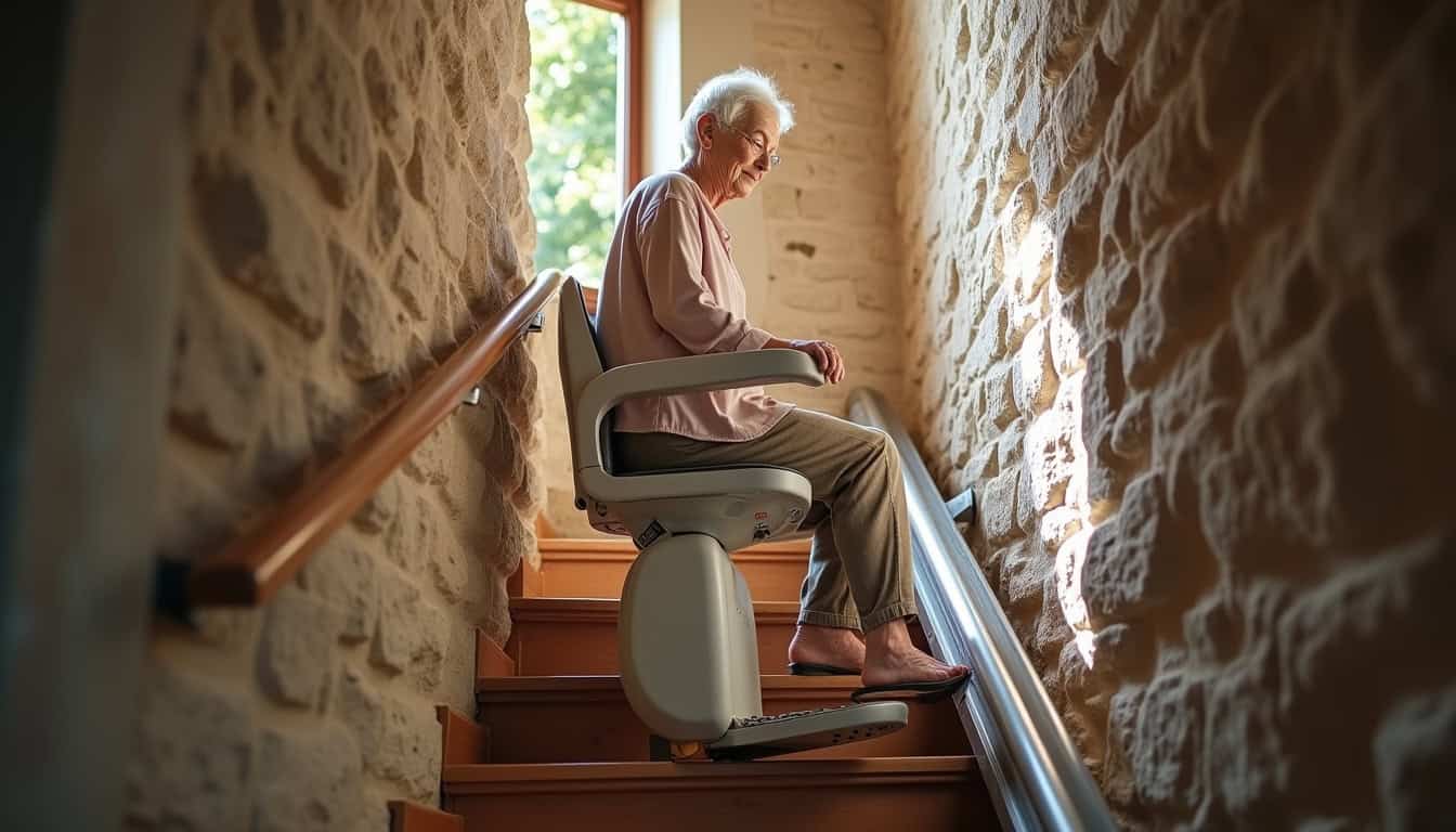 Monter chez vous sans effort à Ruoms en 2026 ? Le monte-escalier, une solution accessible