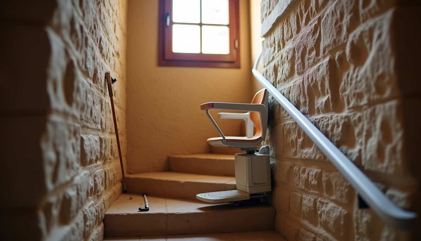 Installer un monte-escalier à Saint-Antonin-Noble-Val en 2026 : solutions et aides