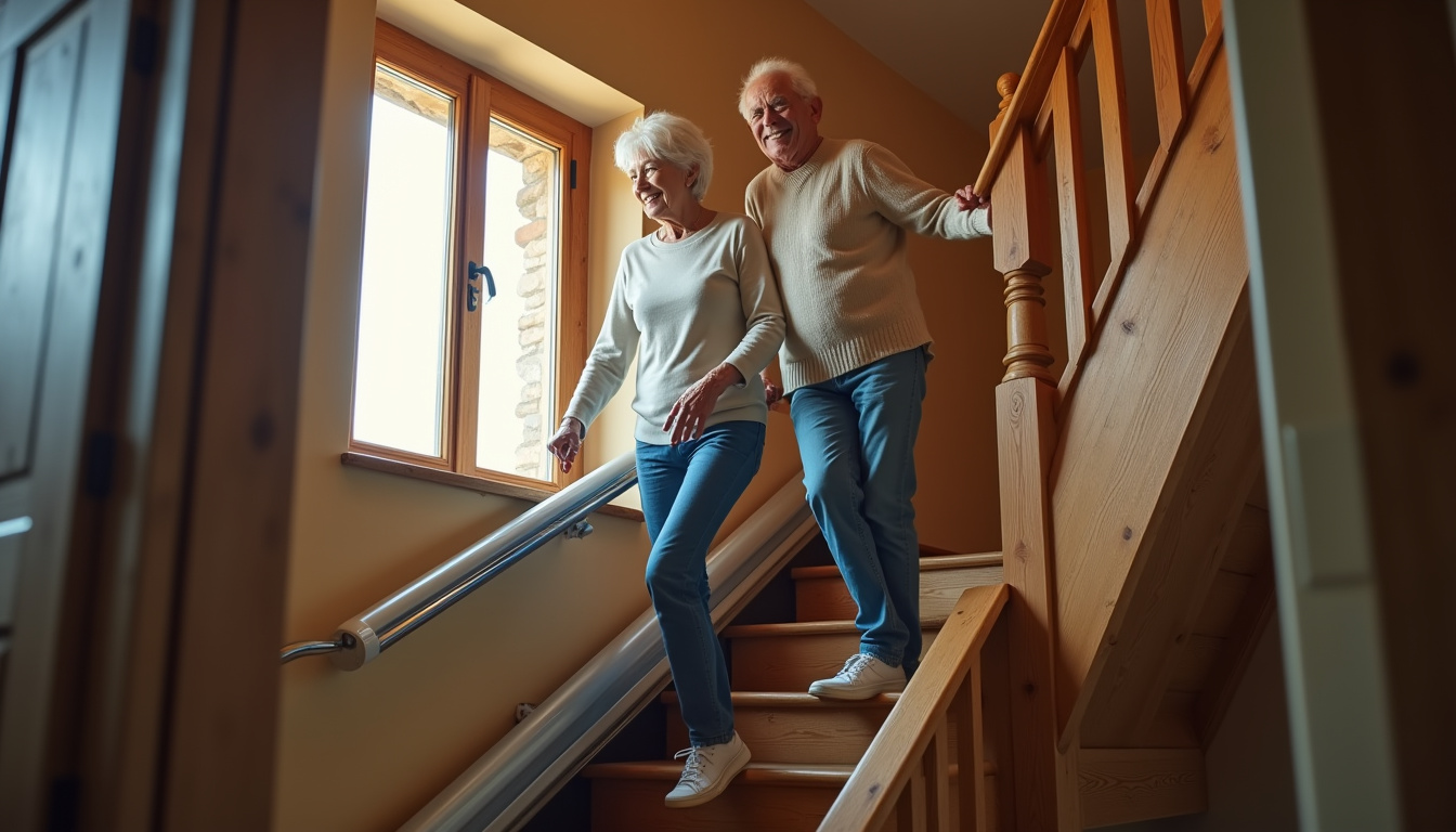 Monte-escalier à Saint-Pierre-Eynac : rester chez soi en 2026
