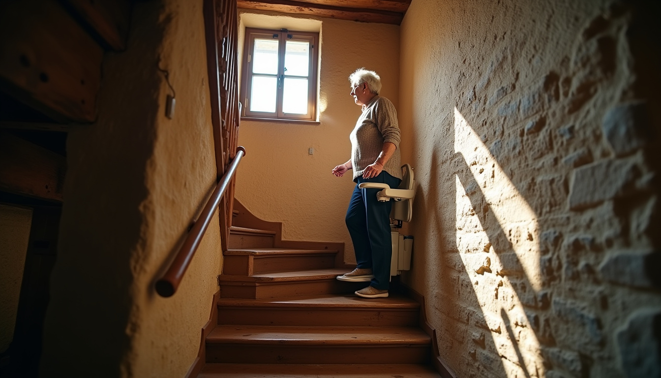 Monte-escalier à Sannerville : restez chez vous en 2026