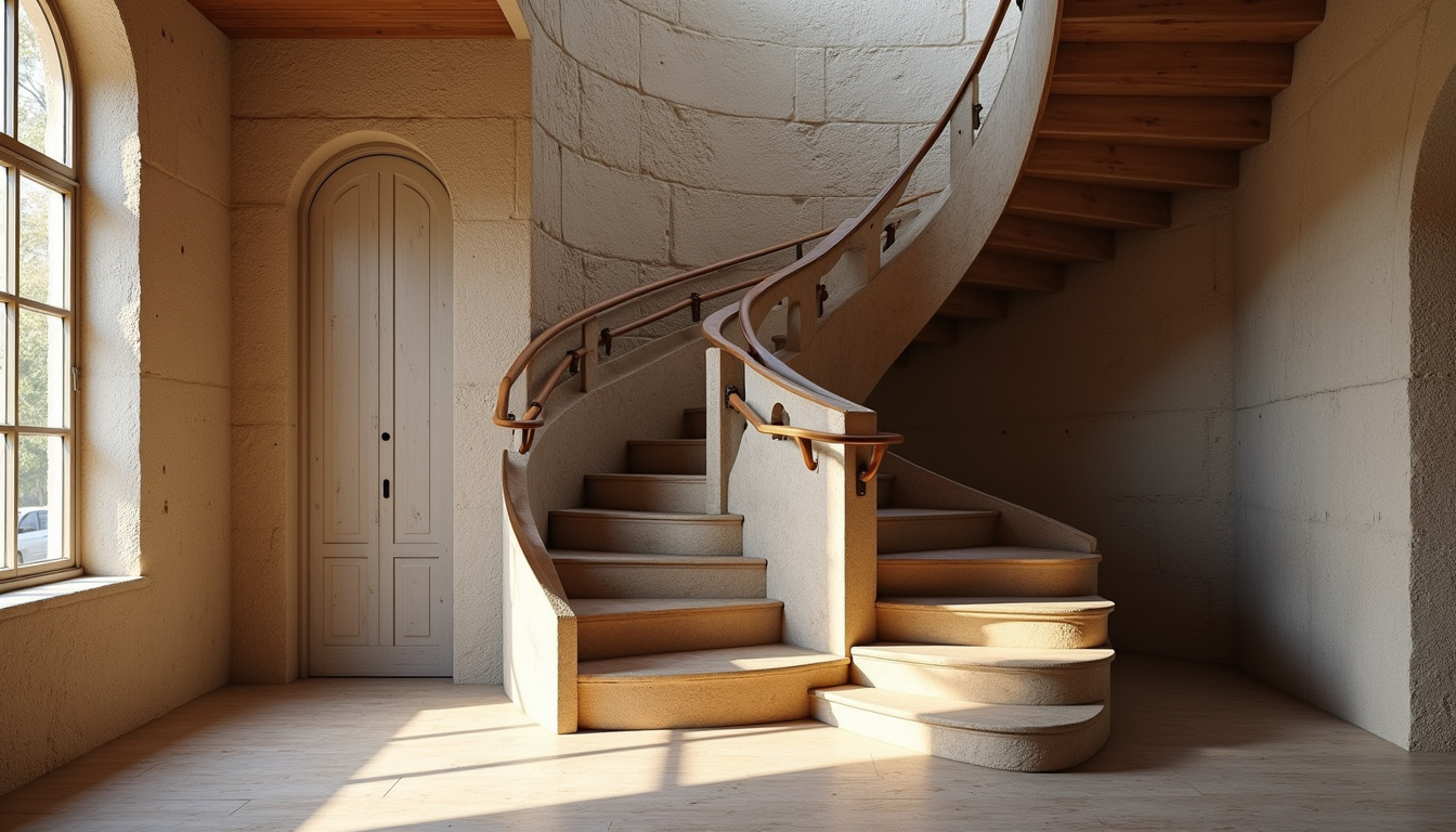 Monte-escalier tournant installé dans une maison ancienne à Bruay-sur-l